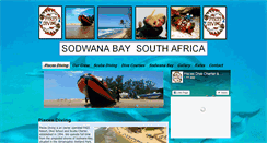 Desktop Screenshot of piscesdiving.co.za